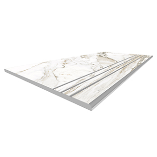 Ступень «Градино» с вальцованным краем и насечками 600х300 мм