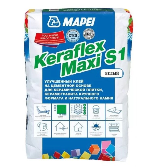 KERAFLEX MAXI S1 белый мешок 25 кг