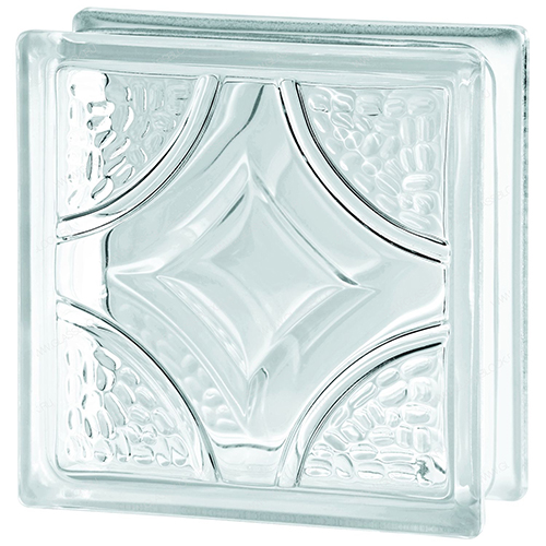 Стеклоблок Бесцветный Деко CZE 190х190х80 Прозрачный FM0112-0275-00005