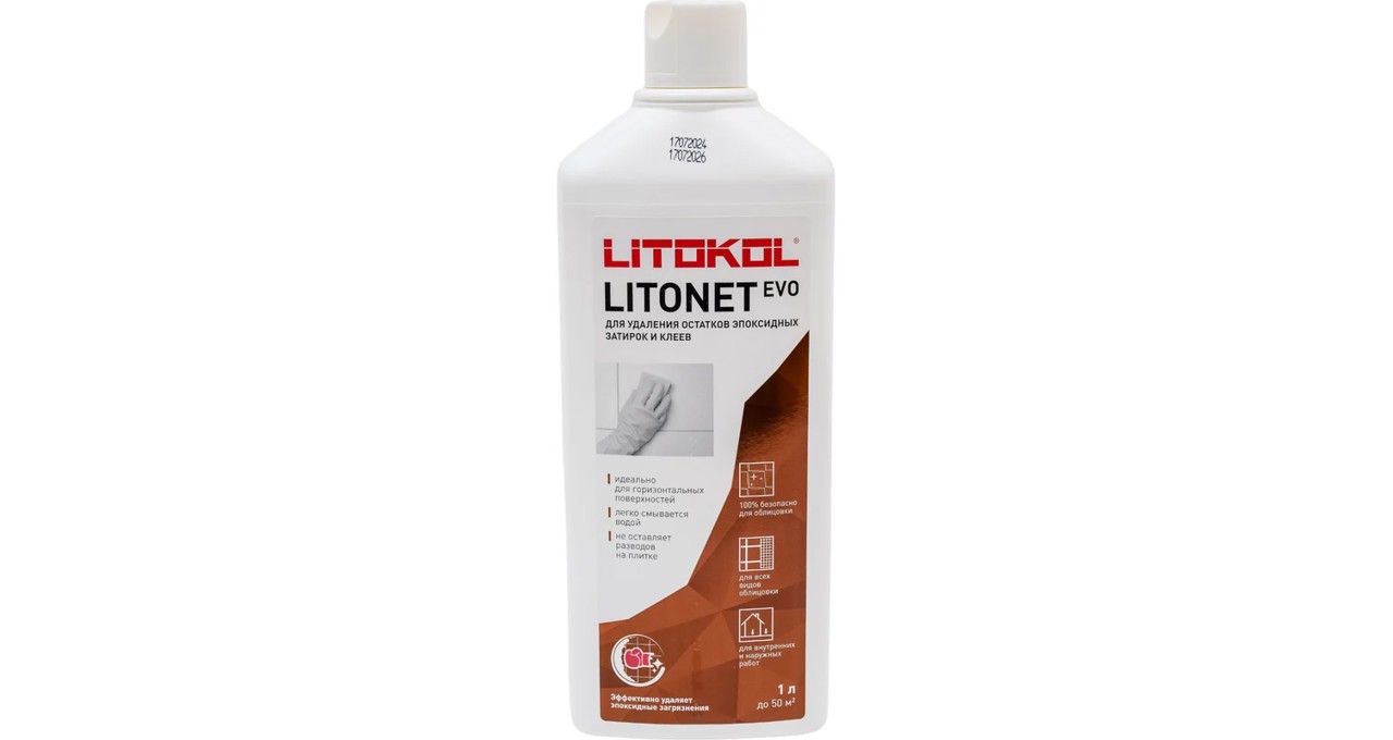 LITONET EVO очистка облицовки 1 л бесцветный