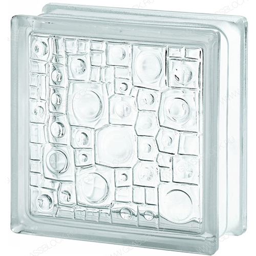 Стеклоблок Бесцветный Губка CZE 190х190х80 Прозрачный FM0112-0275-00015