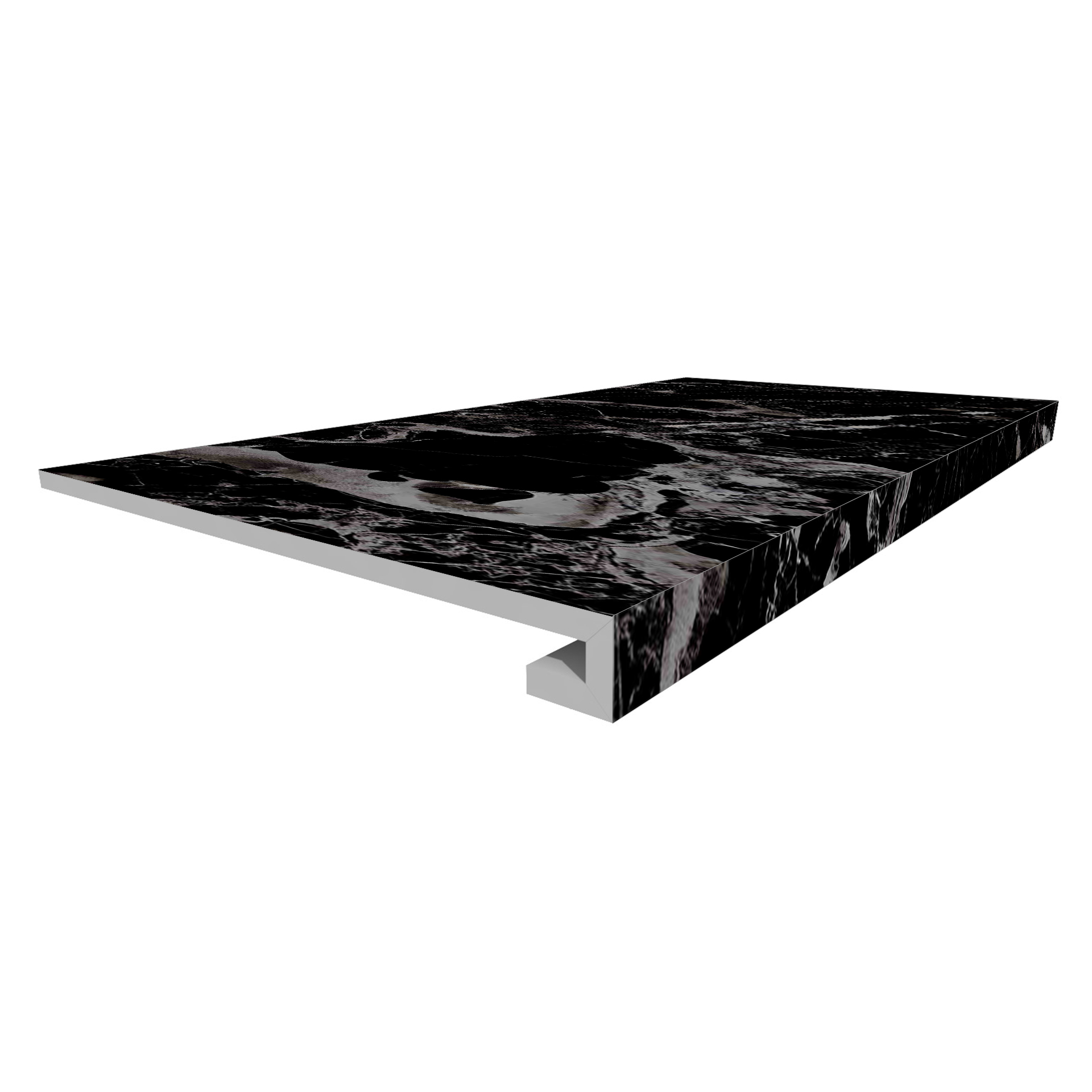 Угловая П-образная ступень 1200х330х30 мм