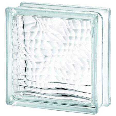 Стеклоблок Бесцветный Водопад CZE 190х190х80 Прозрачный FM0112-0275-00016