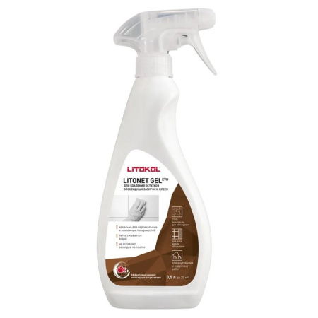 LITONET GEL EVO очистка облицовки 0,5 л бесцветный