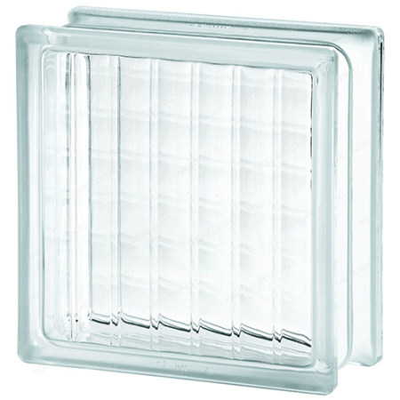 Стеклоблок Бесцветный Сетка большая CZE 190х190х80 Прозрачный FM0112-0275-00009