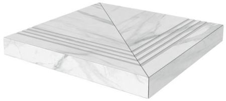 Керамогранит RUS Мрамор 330х330х11 Глянцевая Ступень FM0101-0045-00044