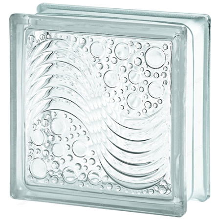 Стеклоблок Бесцветный Морской CZE 190х190х80 Прозрачный FM0112-0275-00011