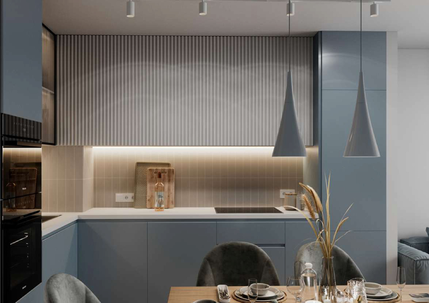 Типовой дизайн-проект однокомнатной квартиры ЖК «Галактика»