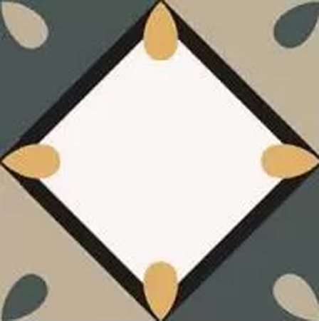 Керамогранит ESP Орнамент 200х200х9 Матовая с рельефом FM0101-0032-00131