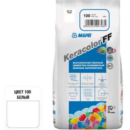 KERACOLOR FF № 100/2кг (Белый)